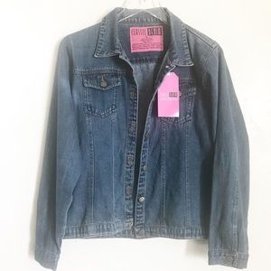 Classic Denim Jean Jacket, Size L
